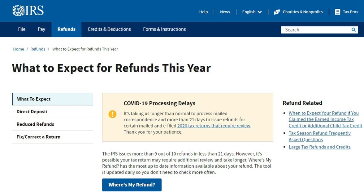 Check Status Of Your Federal And State Tax Refund